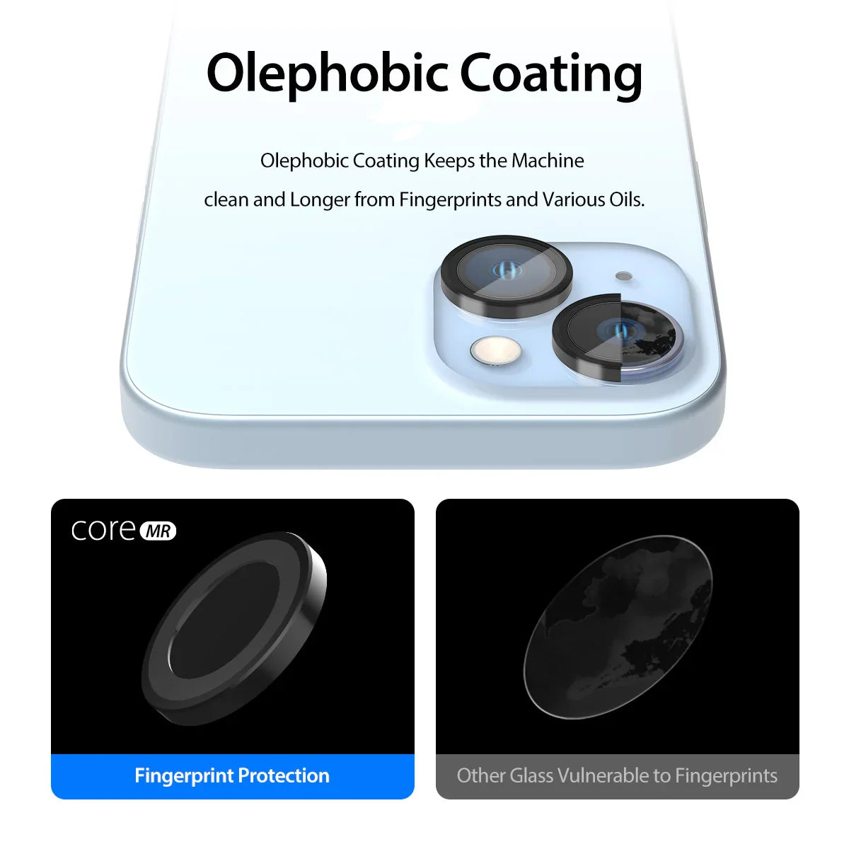 Araree C-Sub Core MR Indivisual Metal Ring Camera Lense Protector Glass For iPhone 15 Pro / 15 Pro Max - Clear - Tashqila Araree C-Sub Core MR Indivisual Metal Ring Camera Lense Protector Glass For iPhone 15 Pro / 15 Pro Max - Clear - Tashqila